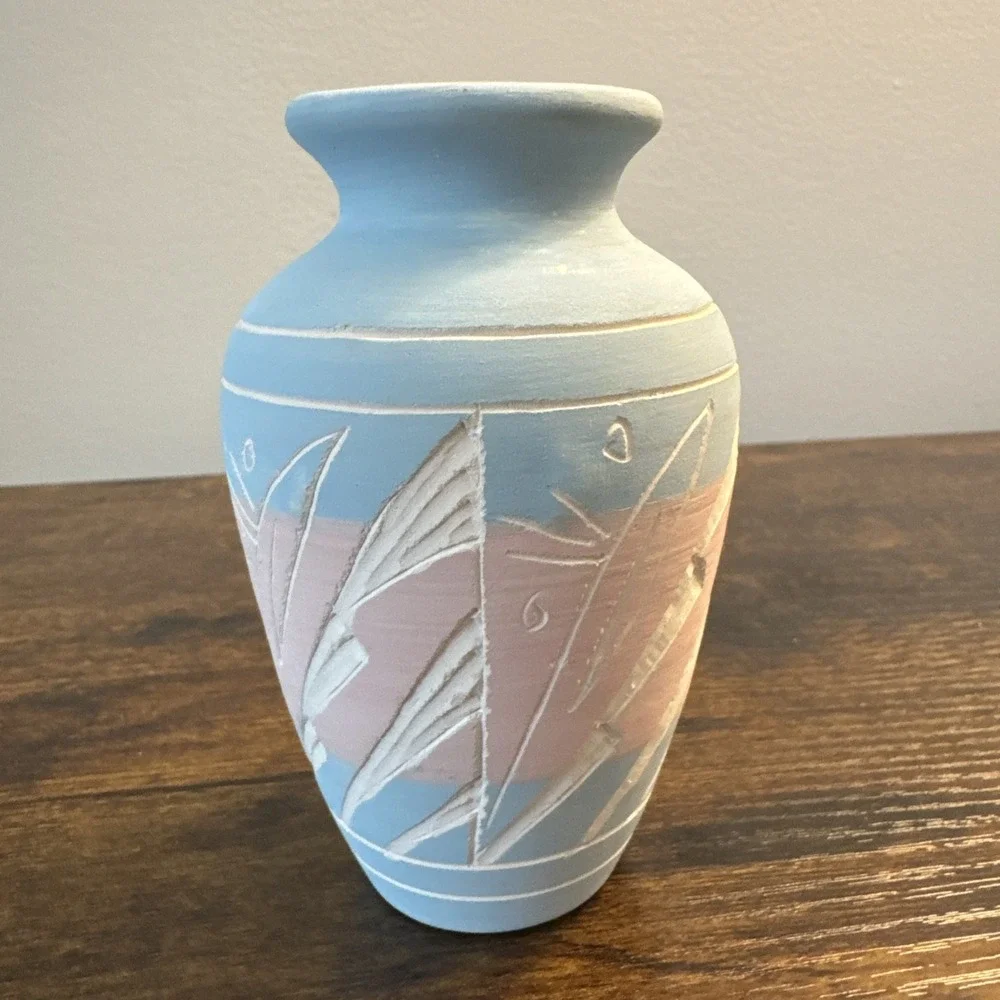 VTG Etched Navajo Pottery Small 4